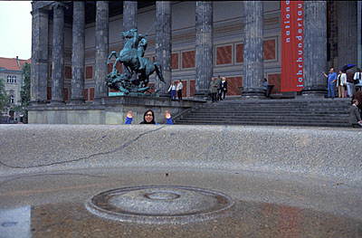 Outside the Pergamon Museum 