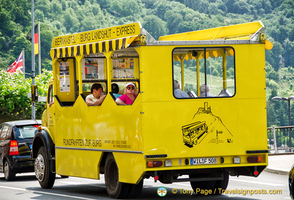 Shuttle bus from Bernkastel to Burg Landshut