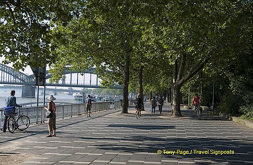 Cologne riverfront walk