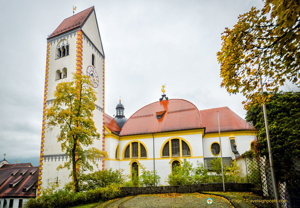 St Mang Monastery and the church tower