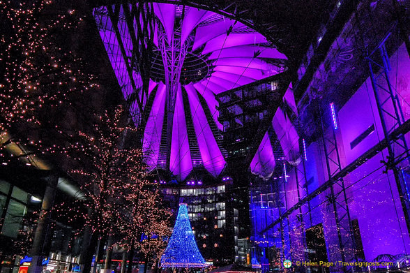 Sony Center roof lighting