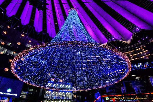 Sony Center Christmas decorations