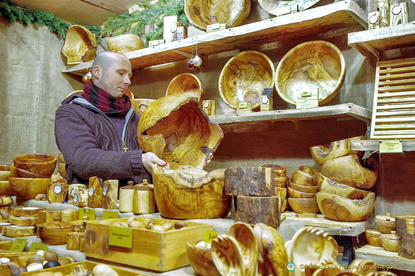 Checking the price of the bowl