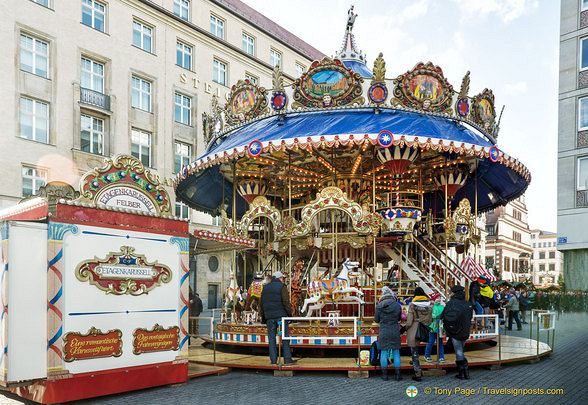 Romantic carousel ride