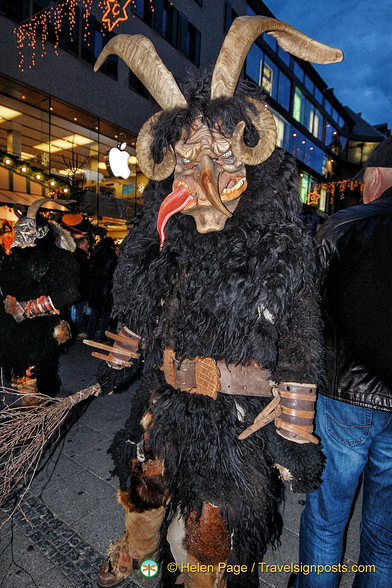 Krampus and his birch rod