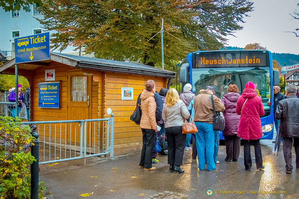 Bus to Neuschwanstein Castle