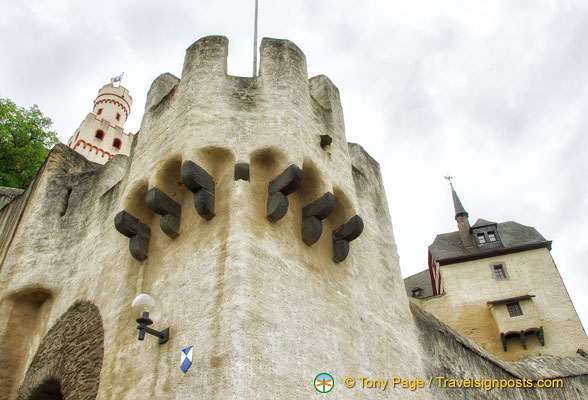 Marksburg castle towers