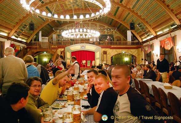 A happy group in the Festival Hall