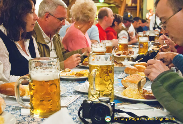 Dinner at the Hofbrauhaus