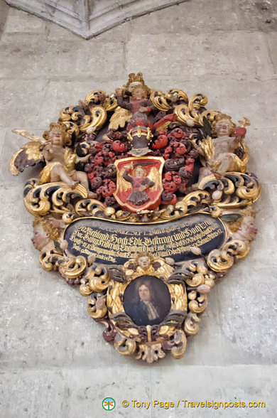 Epitaphs and memorial shields