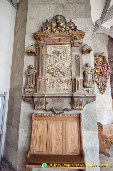 Epitaphs and memorial shields