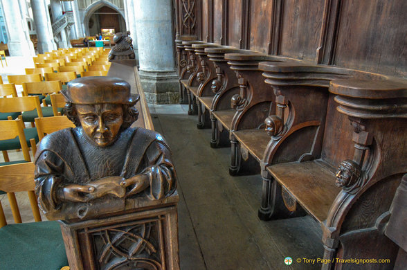 Choir stalls of St Georg