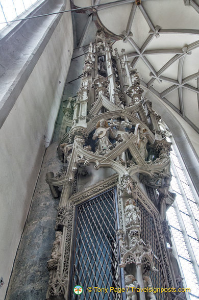 Close-up of the tabernacle