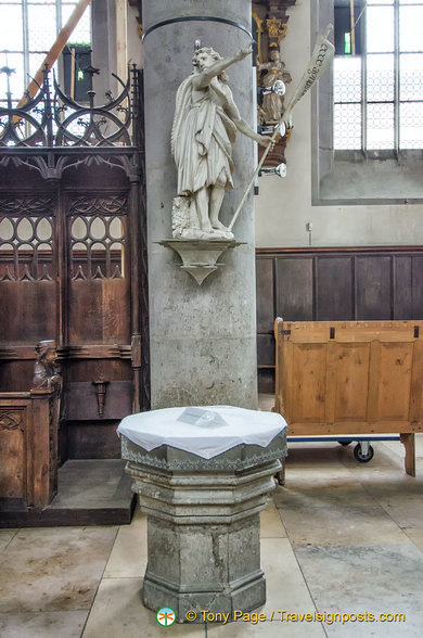 Baptismal font