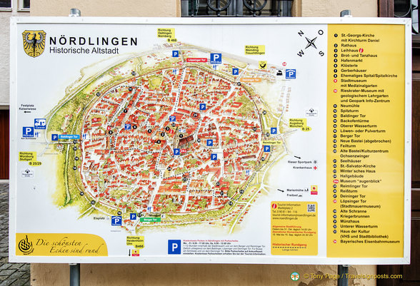 Map of Nördlingen