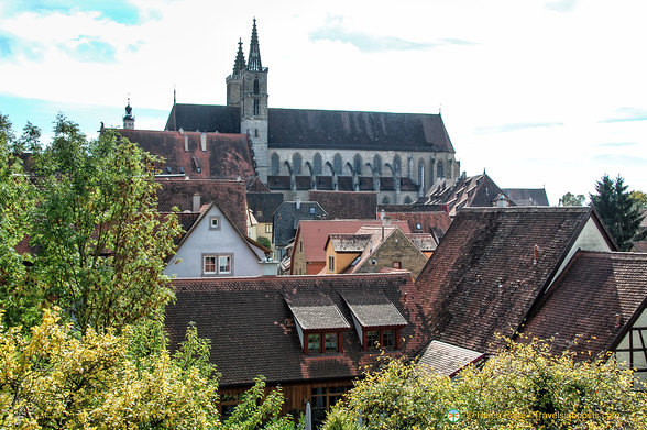 View of St Jakobskirche from the north wall