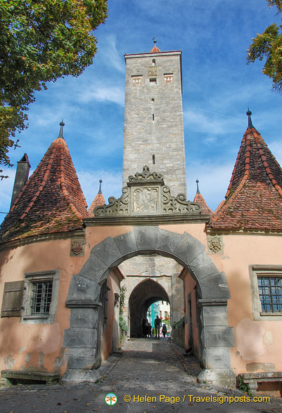 View of Burgtor and its tower