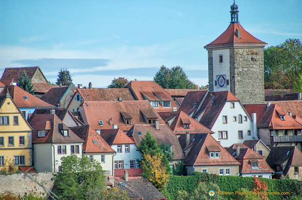 View of the top of the Sieberturm