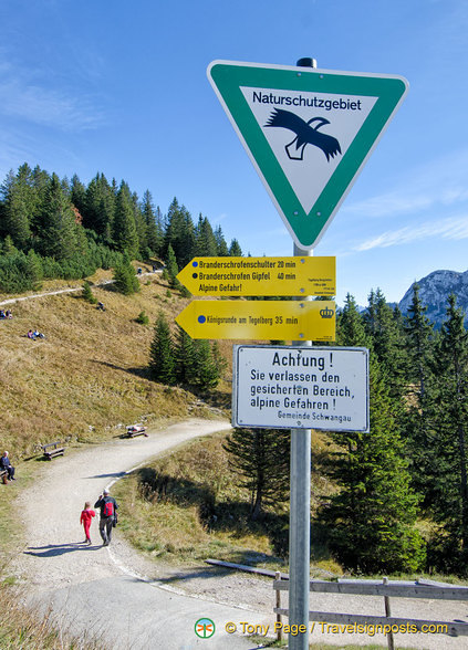 Nature reserve sign