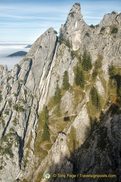 Tegelberg cliffs