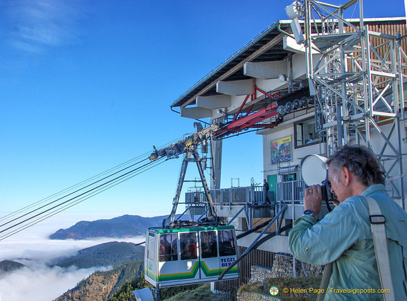 Tony filming the cable cars