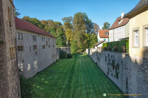 Old castle moat