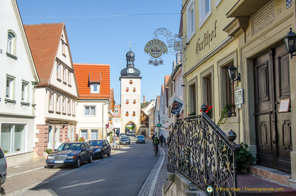 View down Hauptstraße 