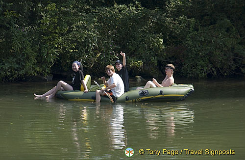 Paddling on the Main River