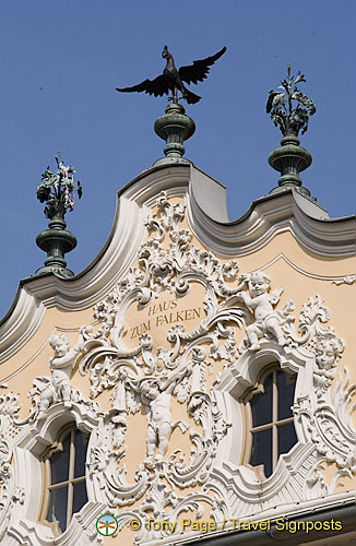 The Falkenhaus gable