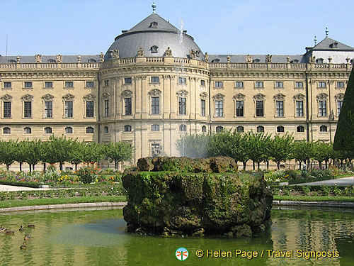 Würzburg Residenz garden view