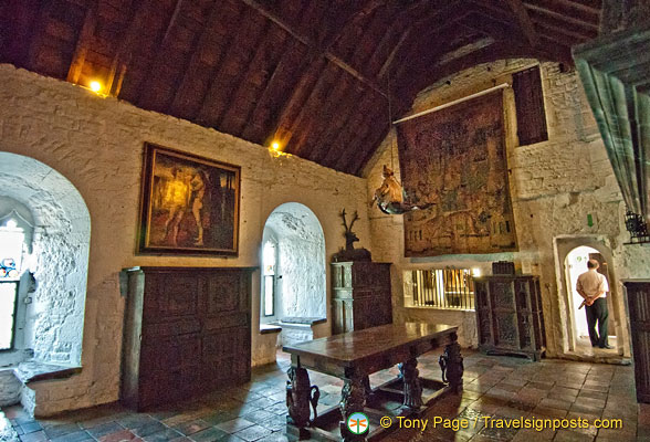 Inside Bunratty Castle