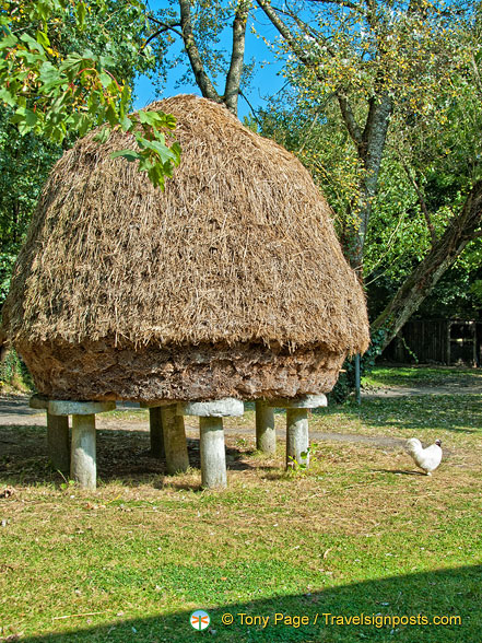 A corn barn