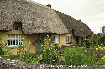 Adare's famous thatched cottages