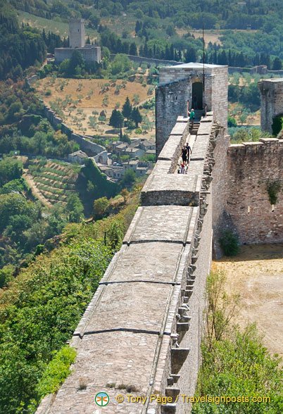 The long fortress wall