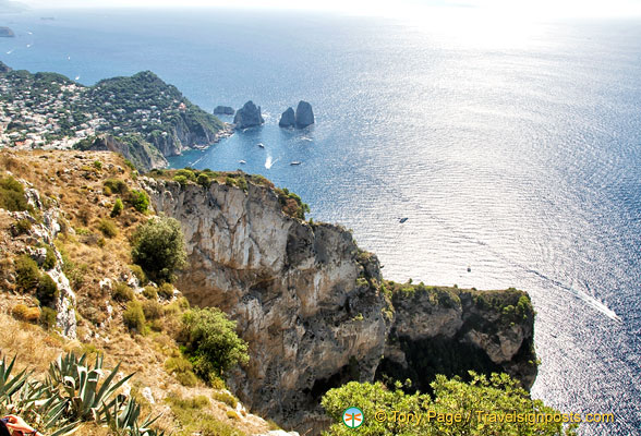 View across to Capri from Monte Solaro