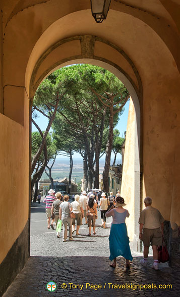 Roman arch gate