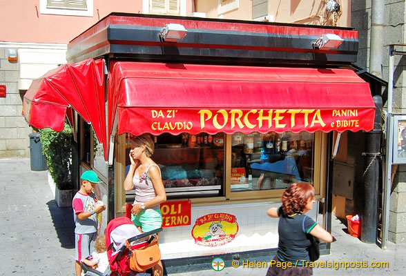 Da Zi' Claudio Porchetta stall 