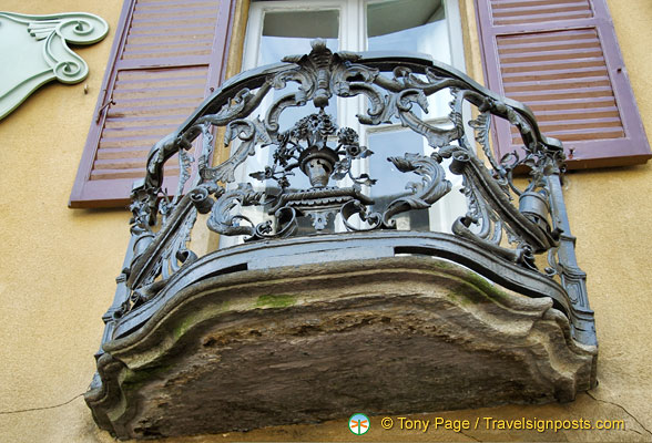 Beautiful balcony ironwork