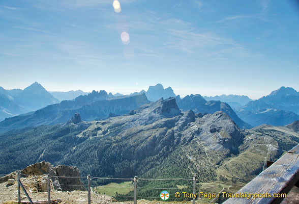 Dolomite views from Lagazuoi