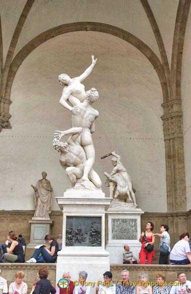 Rape of the Sabine Women by Giambologna