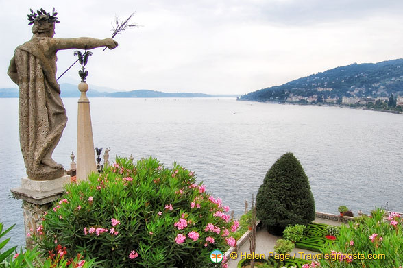 Isola Bella Garden statue representing Summer