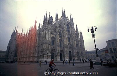 The Gothic Duomo with its spires piercing the skies
[Milan - Italy]