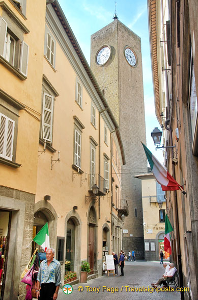 View of Torre del Moro on Corso Cavour