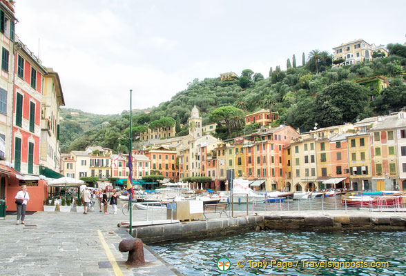 View of Portofino marina