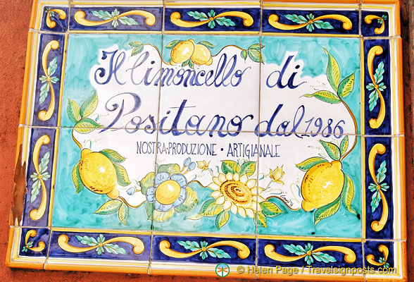 Limoncello from Positano