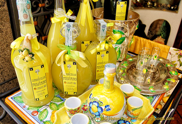 Limoncello and pottery