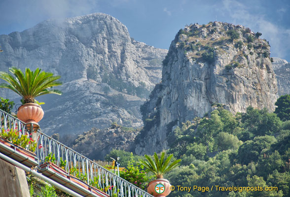 Hills around Positano