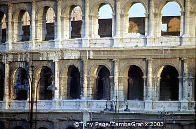 Colosseum arches