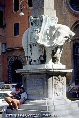 Bernini's Elephant and Obelisk