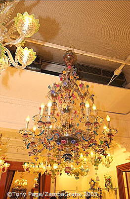 Murano glass chandeliers